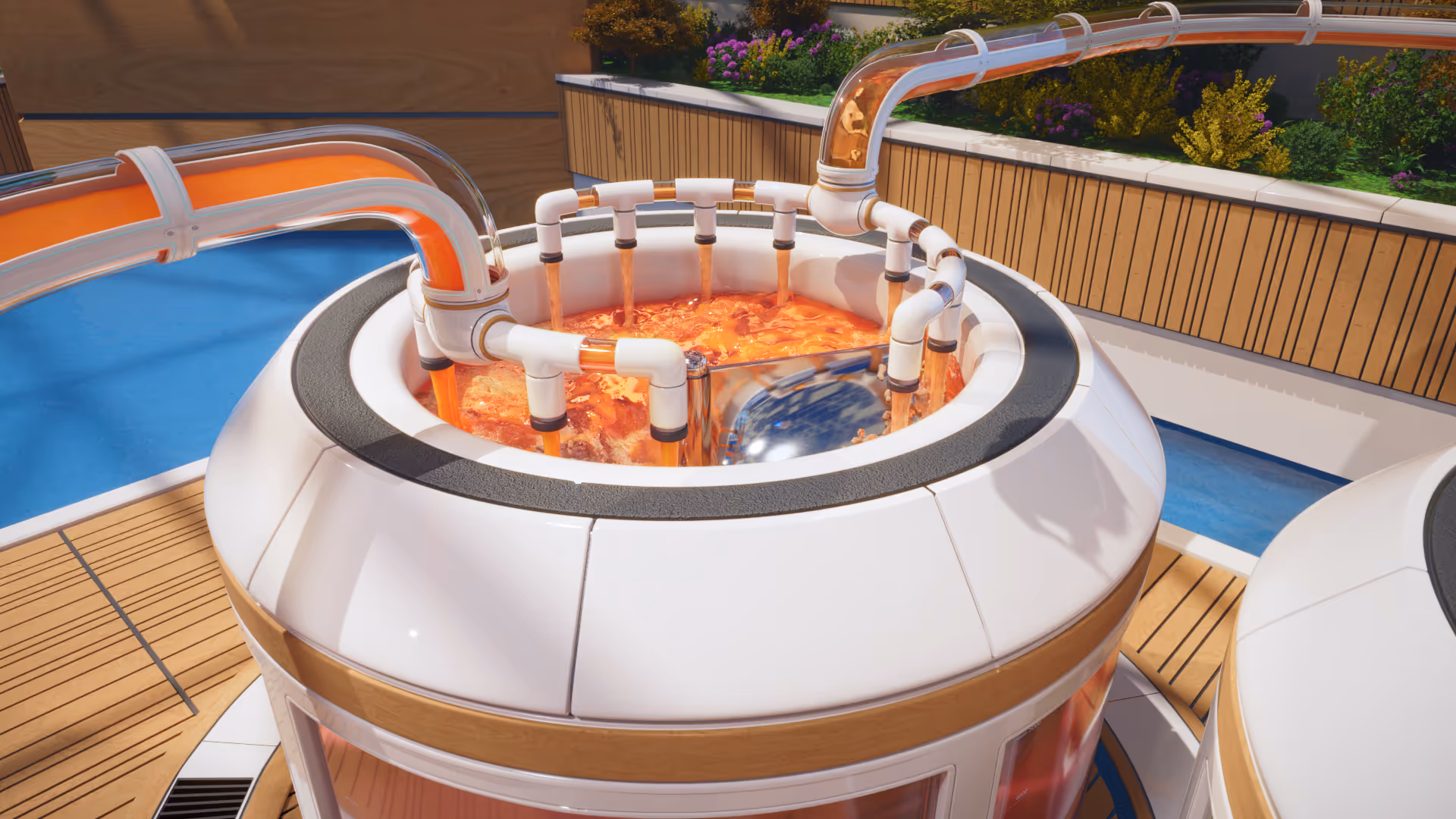 Scène montrant le mixage de Ciao kombucha